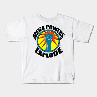 Mega Powers Explode logo Kids T-Shirt